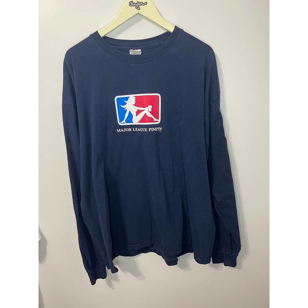 Mens Major League Pimpin vintage shirt size 2XL